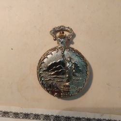 Statute of Liberty 100th Anniversary Commemorative Pocket Watch.