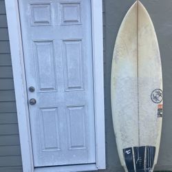 6’4” Fixed Up Spyder Surfboard