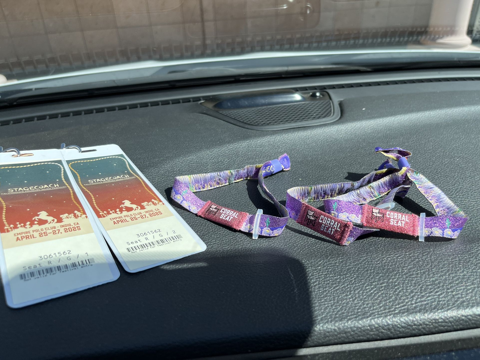 Stagecoach Wristbands