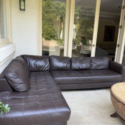 Sectional leather Sofa