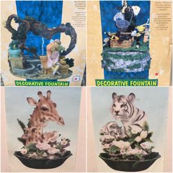 Decorative Fountains (See Details On Each In Description)