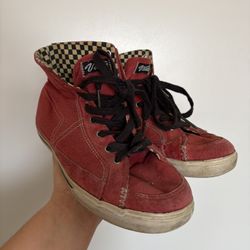 Red High Top Vans