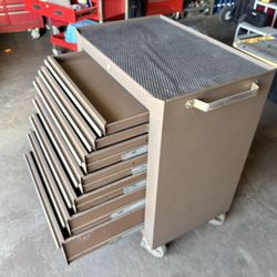 Vintage 1950’s To 70’s Sears Craftsman Toolbox Made By Kennedy 7 Drawer