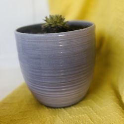 Ceramic Flower Cactus Pot Planter For Indoor/outdoor Use