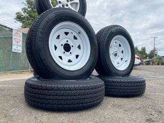Trailer wheels ST205/75/15” radial