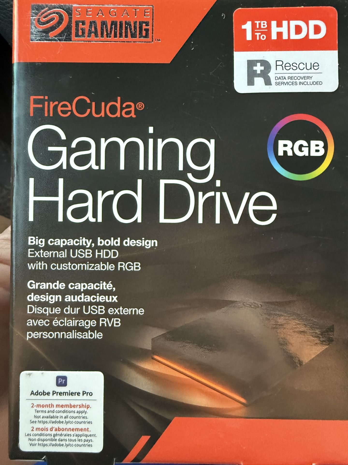 (2) Seagate Fire Cuda Gaming Hard Drive 1TB Brand New Sealed!!!
