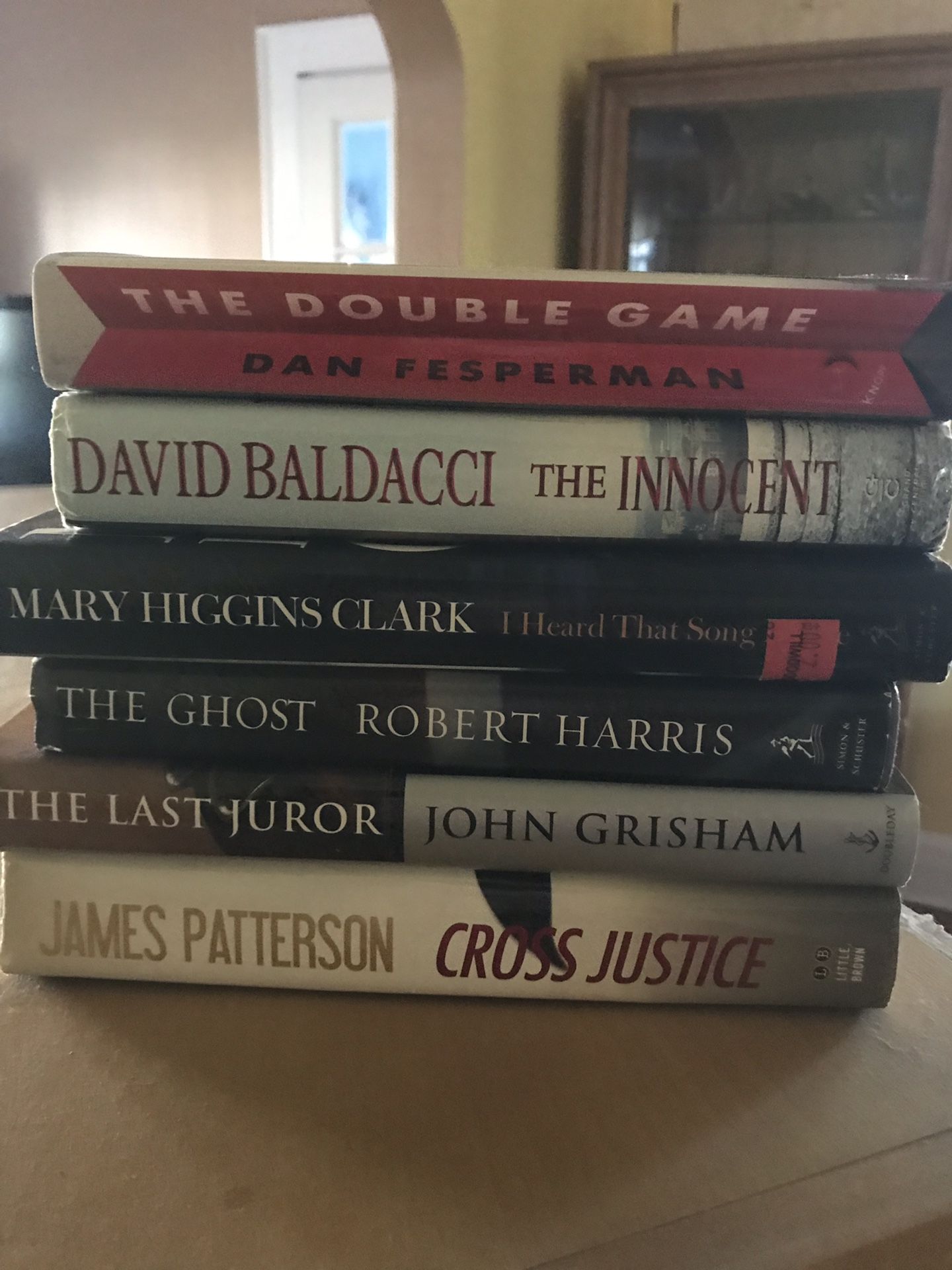 6 hardcover books