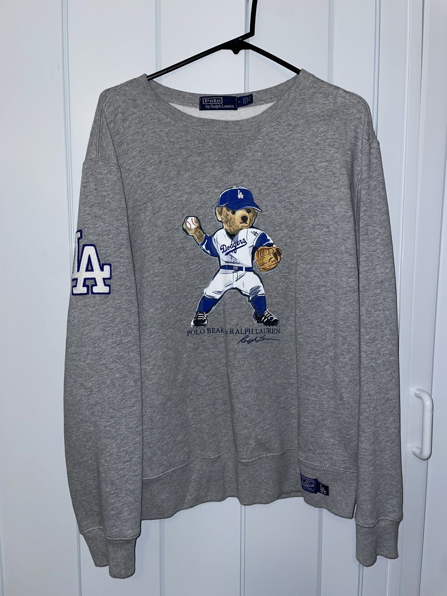 Polo Ralph Lauren LA Dodgers Crewneck Sweatshirt Size Medium