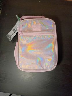 Fulton Bag Co. Iridescent Pink Upright Lunch Box - New with tags 