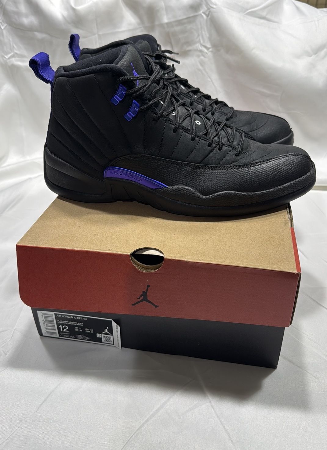 Jordan 12 Retro Black Dark Concorde