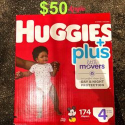 Huggies Little Movers Size 4 Plus 