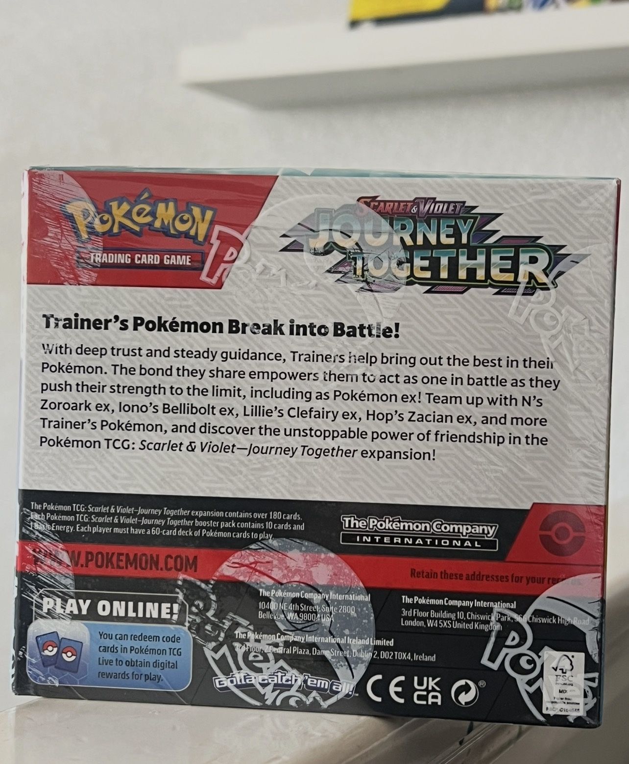 New Pokemon Journey Together Enhanced Booster Box New Pokemon Journey Together Enhanced Booster Box