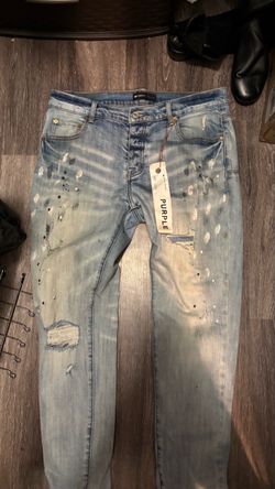 Purple jeans