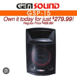 GEMSOUND  GSP-15 SOEAKERS