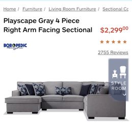 Playscape gray 2024 4 piece