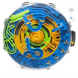 Perplexus Revolution Runner Motorized 3D Gravity Maze Game Brain Teaser Puzzle Ball | Anxiety Relief Items | Sensory Toys for Adults & Kids Ages 9+