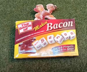 The game of making bacon dice game.  (13)