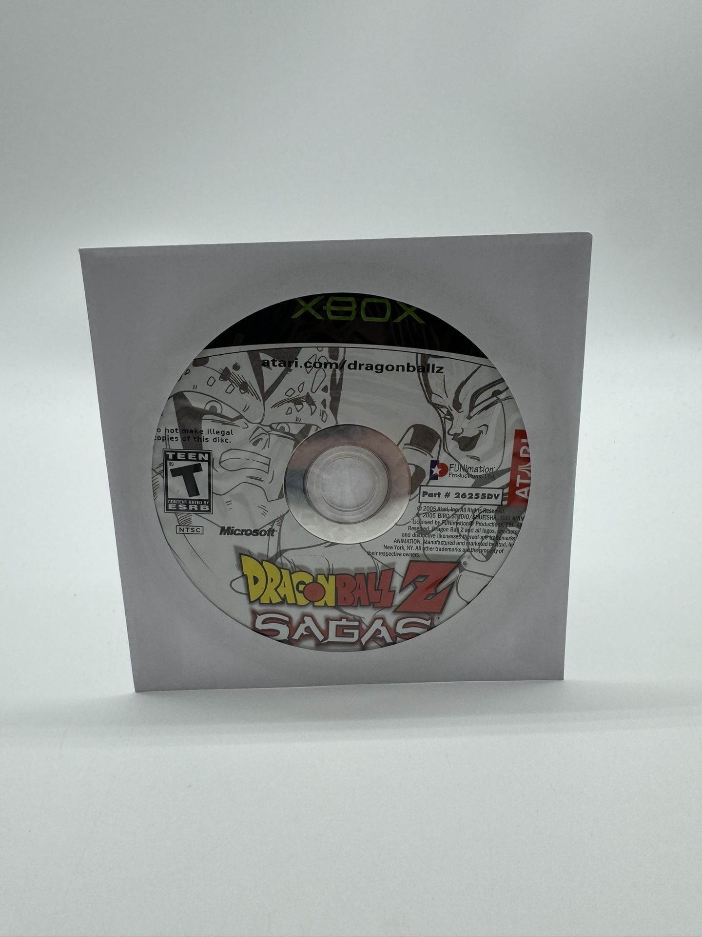 Dragon Ball Z: Sagas (Microsoft Xbox, 2005) Disc Only Tested