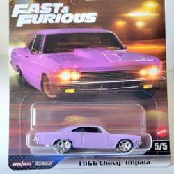 HOT WHEELS  FAST & FURIOUS 1966 CHEVY IMPALA 