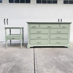 Dresser And Nightstand Solid Wood