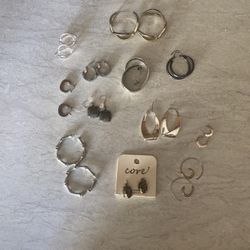 Jewelry-Earrings- Silver Color 