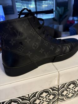 Louis Vuitton Match-Up Sneaker Boots in Black Monogram Eclipse canvas,