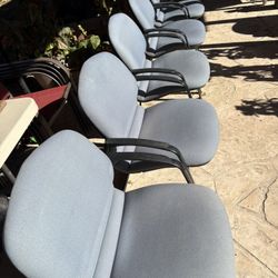 Blue Fabric chairs