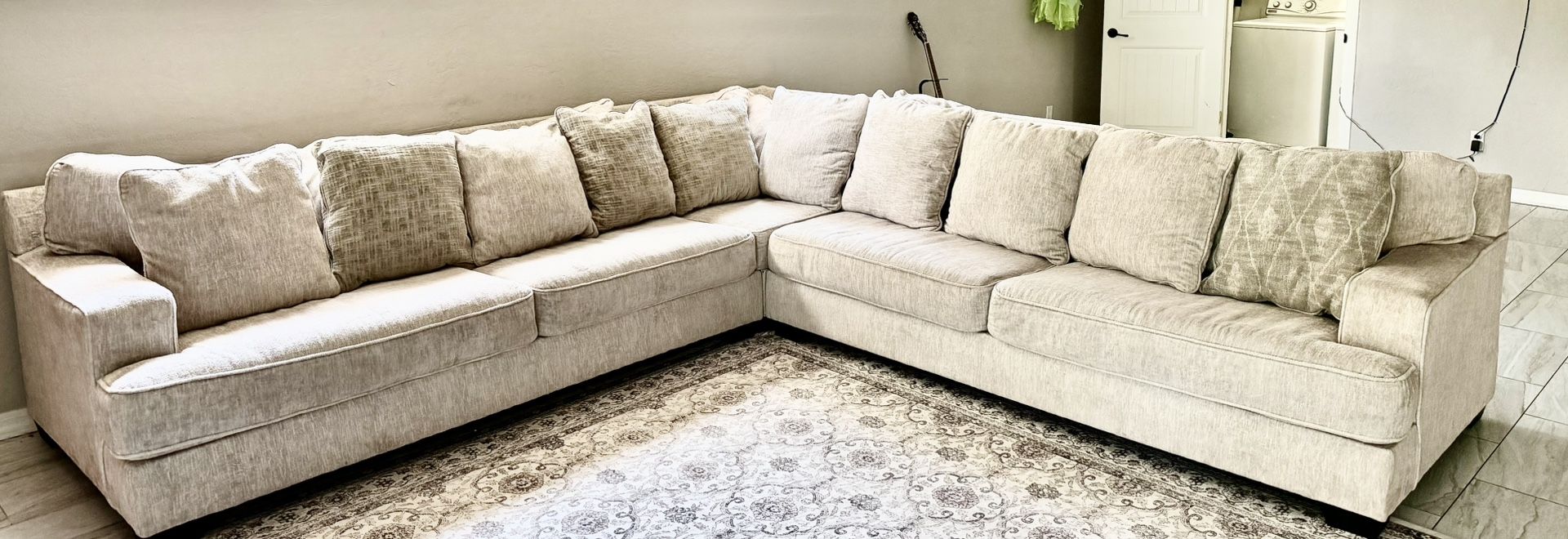 Large L -shaped Sofa Set