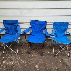 3- CAMPING CHAIRS 