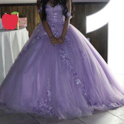 Purple 15 Dress 