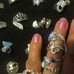 Anillos d Plata 925 A 25 30 35 Cada 1