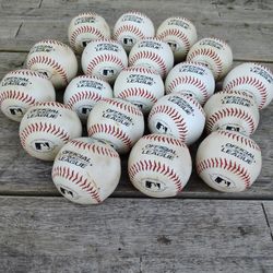 Official OLB3 League Baseballs Synthetic Cover 