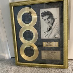 ELVIS PRESLEY - Limited Edition - 24kt. Gold Plated Records - Love Songs