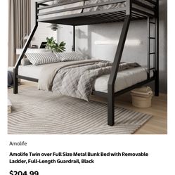 Bunk Bed Twin Over Full