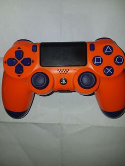 Orange/blue ps4 controller