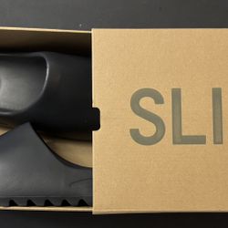 Size 10 and 11 Adidas Yeezy Slides Onyx Black Brand new with box