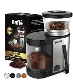Kaffe Electric Burr Coffee Grinder (5.5oz) W/Adjustable Precise Coarseness
