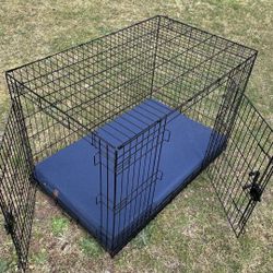 48” Dog Crate With Pad And Cover