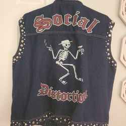 Vintage Social Distortion Punk Vest