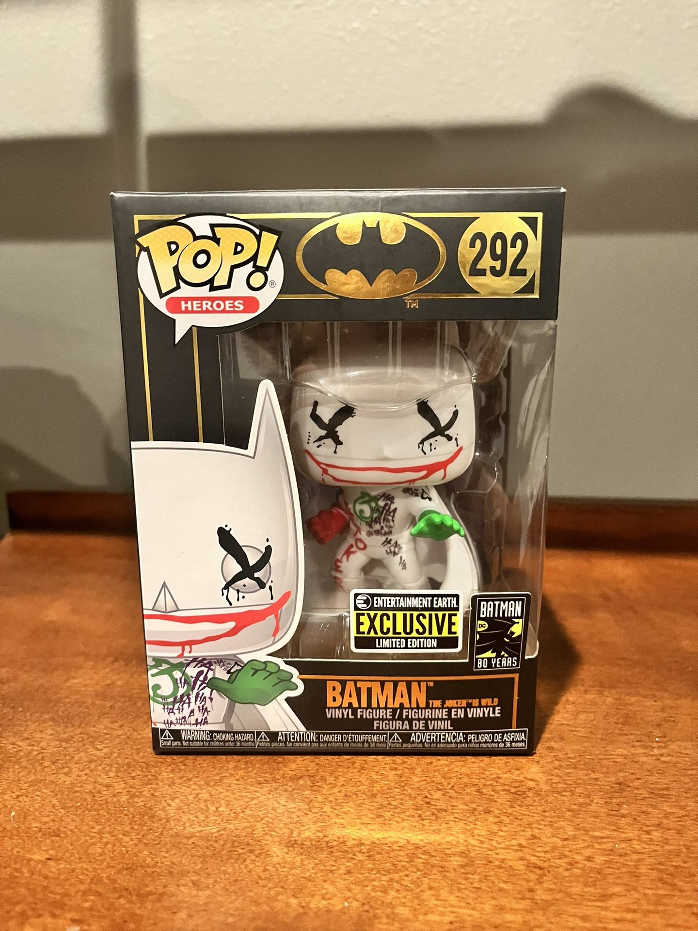 UNOPENED Funko #292 Batman The Joker Is Wild EXCLUSIVE