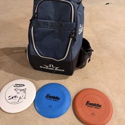 Disc Golf Bag With 3 Discs 
