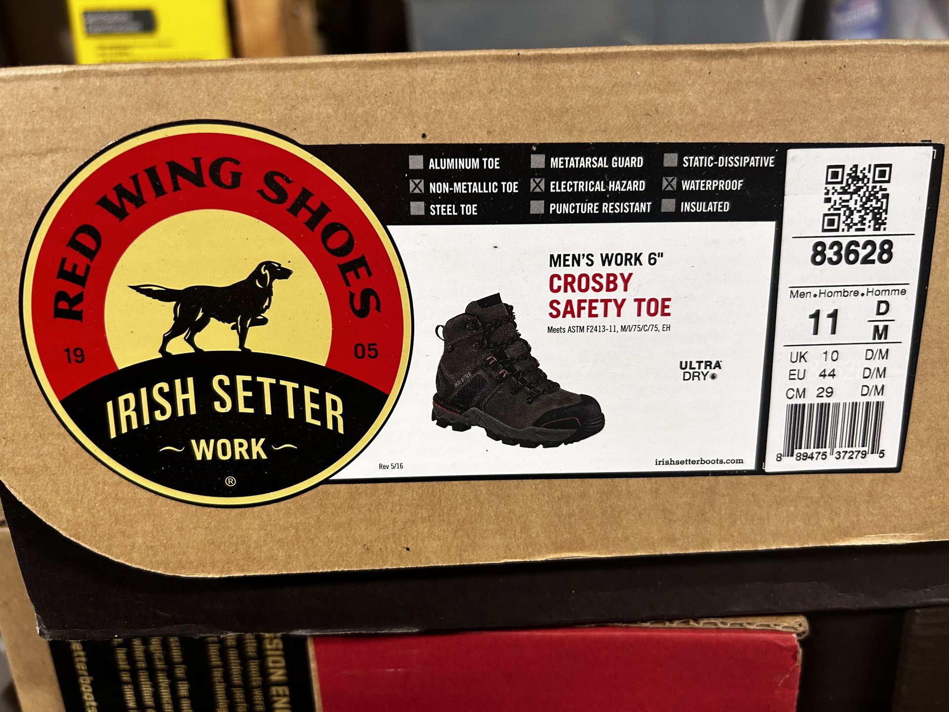 Redwing Irish Setter Size 11