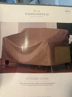 Threshold Outdoor Loveseat Cover 55.5"