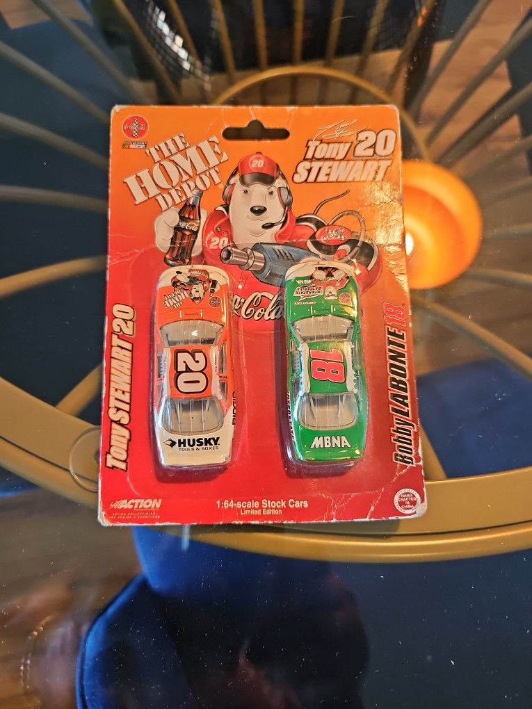 Home Depot Tony Stewart/Bobby Labonte - Coca Cola Bears - Action Racing