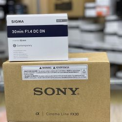 Sony FX30 + Sigma 30mm F1.4