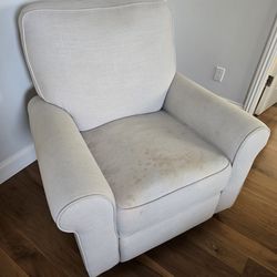 Comfort Swivel Glider Recliner (Pottery Barn)