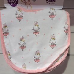 Girl's Pink & White Bib Pack $7 (One Available) 
