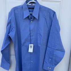 New Geoffrey Beene dre’ss shirt size L retails 40 dollars