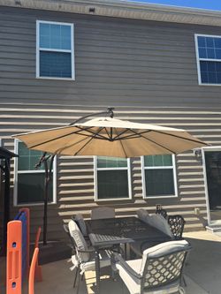 Solar Powered Umbrella