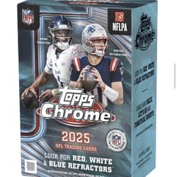 2025 Topps NFL Chrome Blaster Boxes